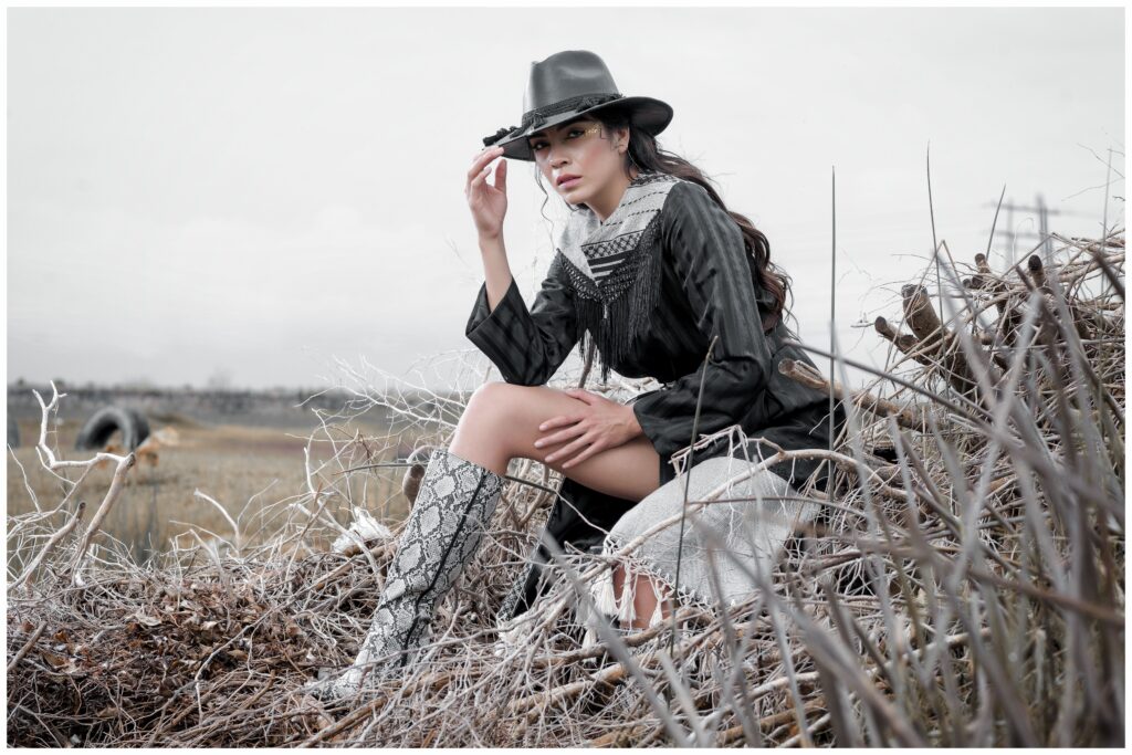 mode-western-femme-bottes-cuir-west-rose